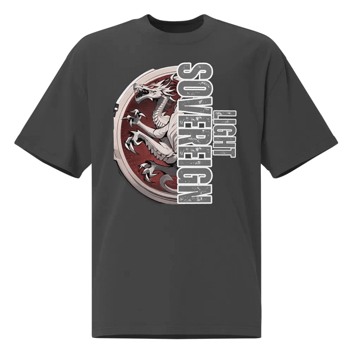 Team whte premium oversized tee product image (1)