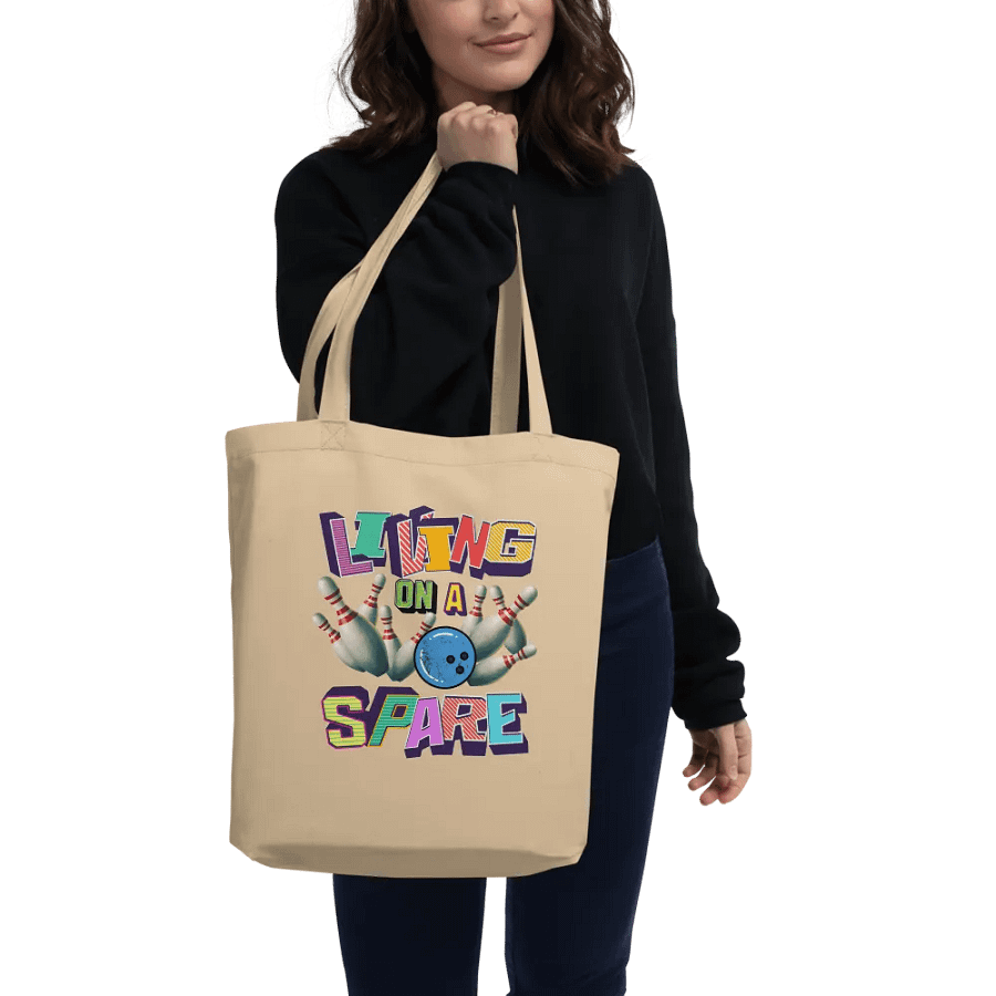 Living On A Spare Eco-Friendly Tote Bag product image (2)