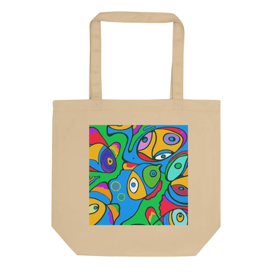 Vibrant Fish Abstract Tote Bag product image (3)