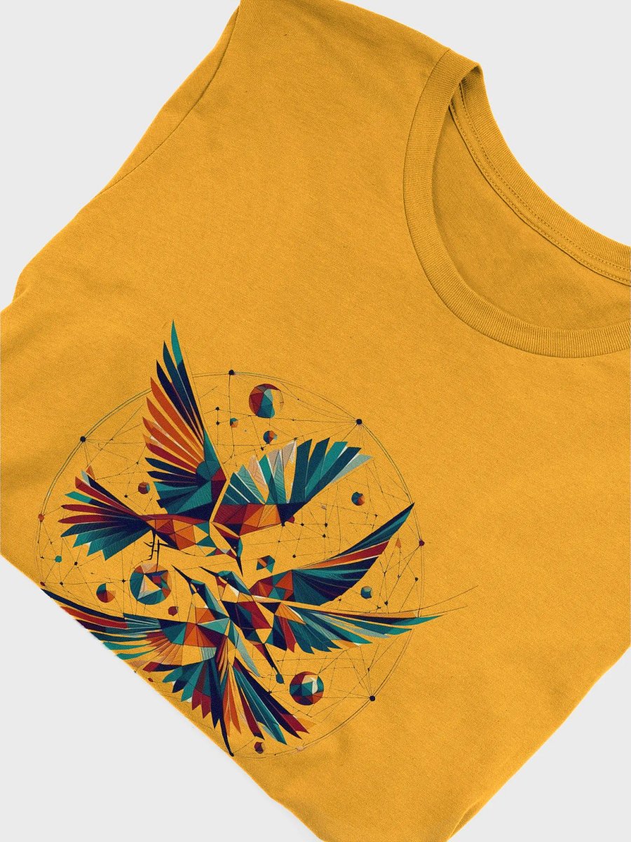 Geometric Avian Elegance T-Shirt product image (3)