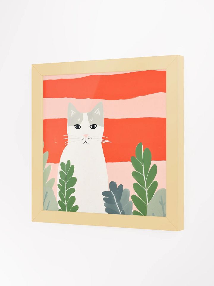 Whiskered Garden Guardian Poster product image (15)
