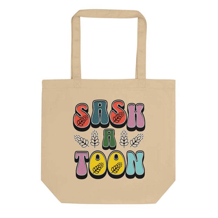 Saskatoon Block Letter Organic Tote Bag product image (1)