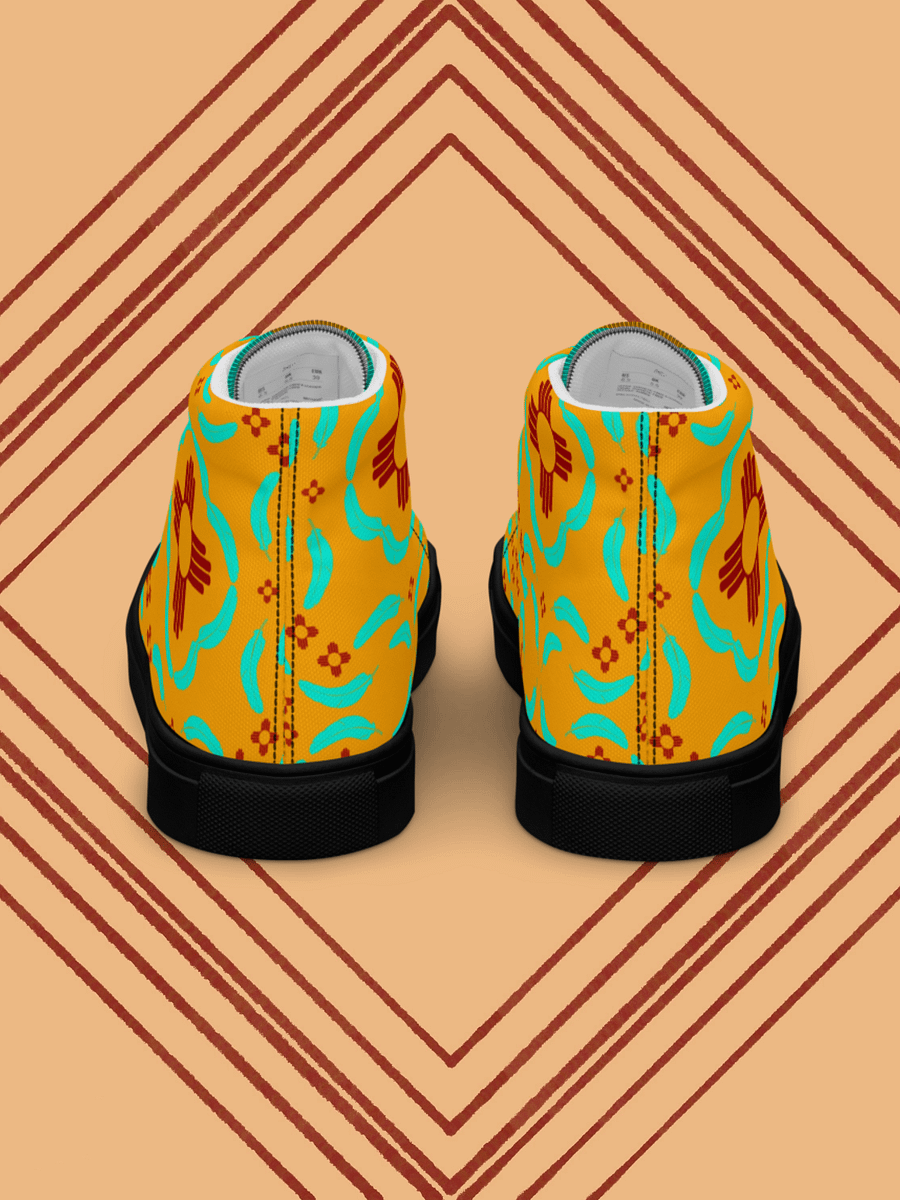 Zia Turquoise Feather High Tops product image (6)
