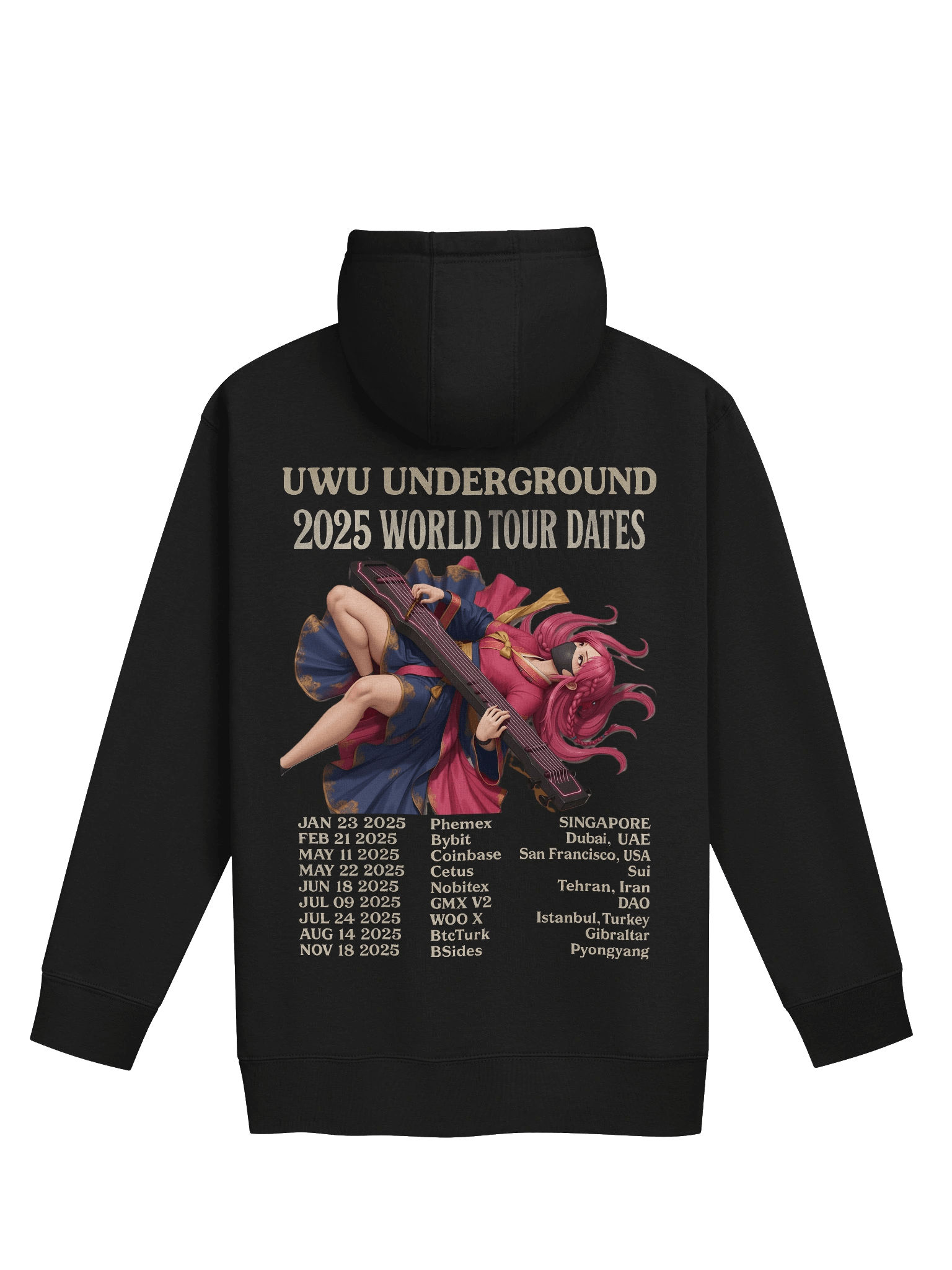Copy of UwU World Tour - Yuki - Ltd Edition - 2025 - Dbl Hoodie product image (2)