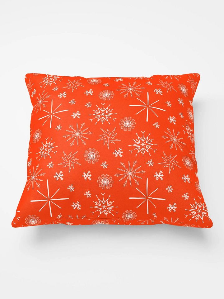 Snowfall Burst All-Over Pillow product image (2)