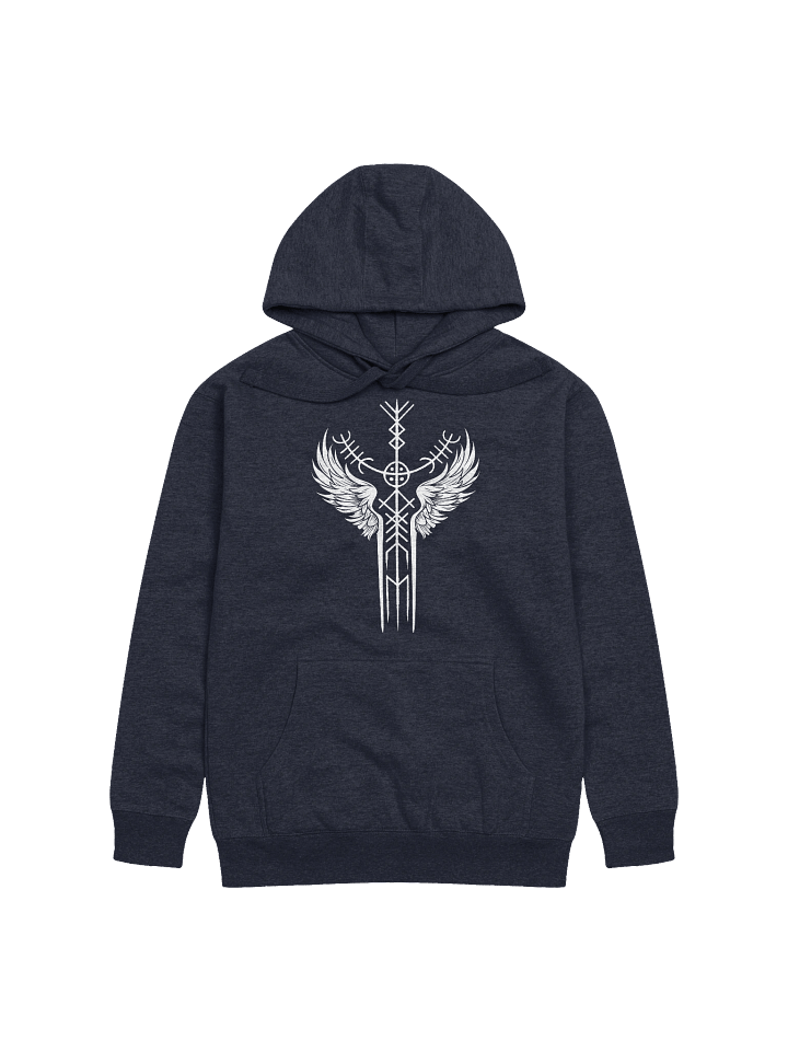 The Valkyrie Stave Premium Hoodie (white print) product image (7)