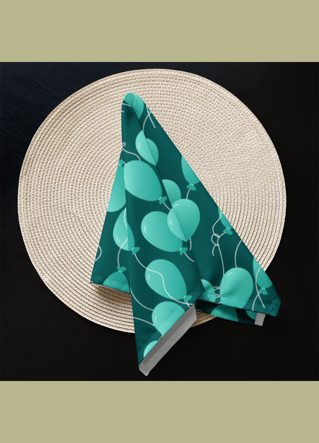 Set of Floating Balloons Party Time! Cloth Napkins product image (3)