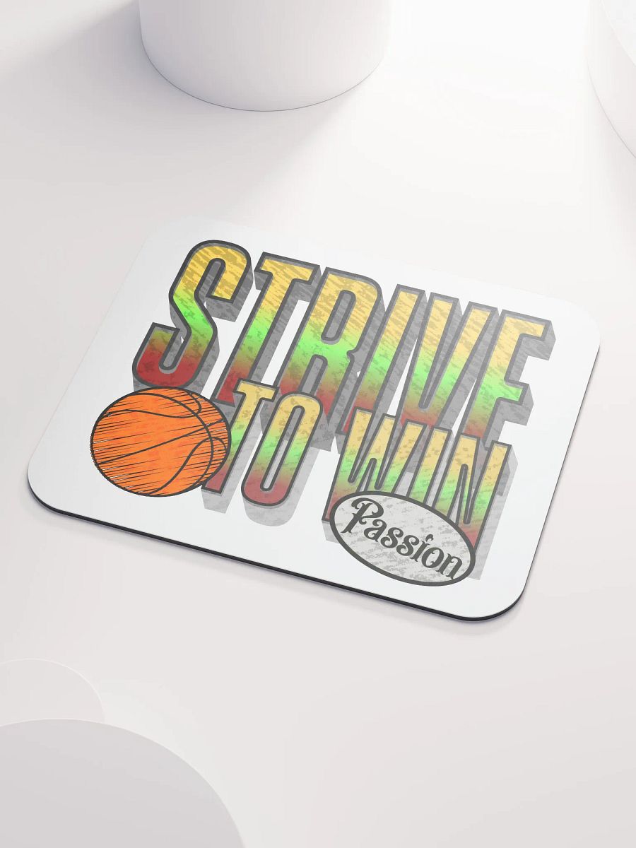 Strive To Win Basketball Passion Mouse Pad product image (3)