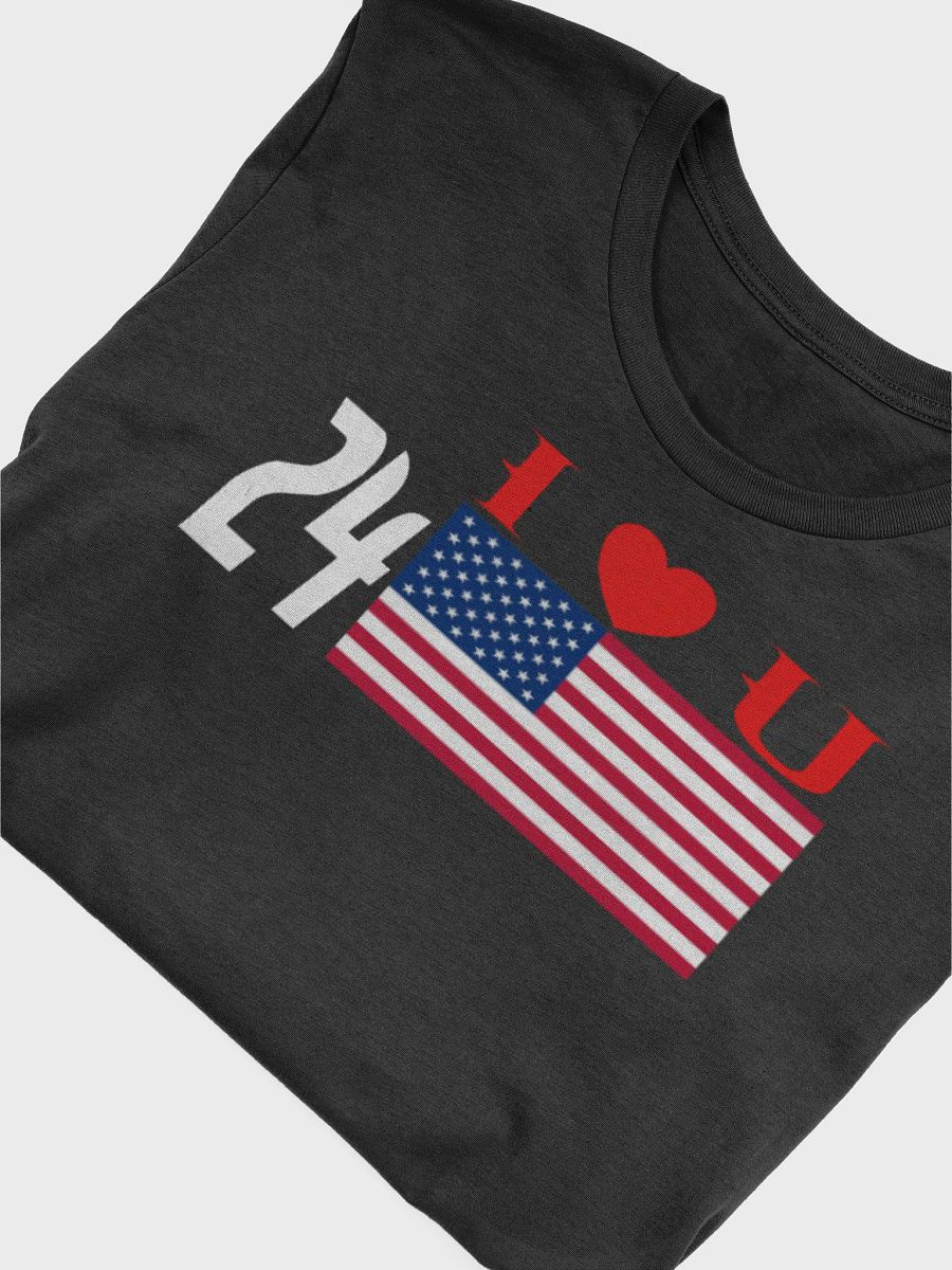 black t-shirt i love you product image (5)