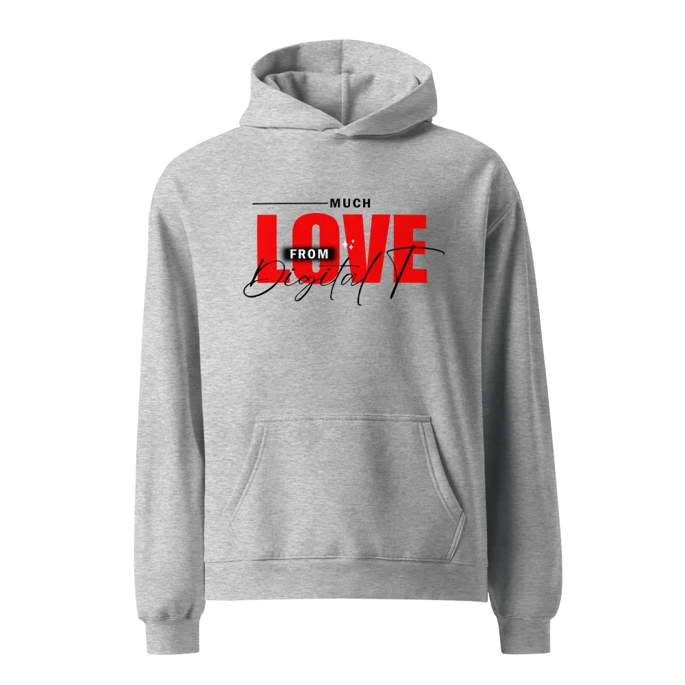 Premium Oversized Hoodie (Red & Black product image (1)