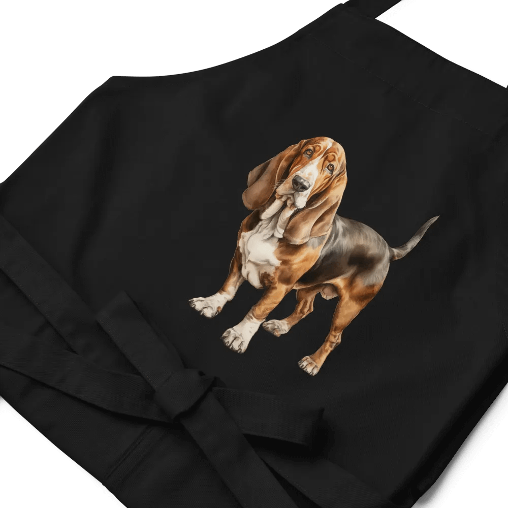 Basset Hound Dreams Organic Cotton Apron product image (10)