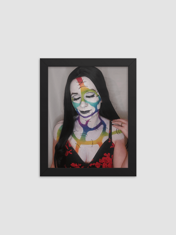 Rainbow Patches - Framed High-Quality Matte Poster product image (1)