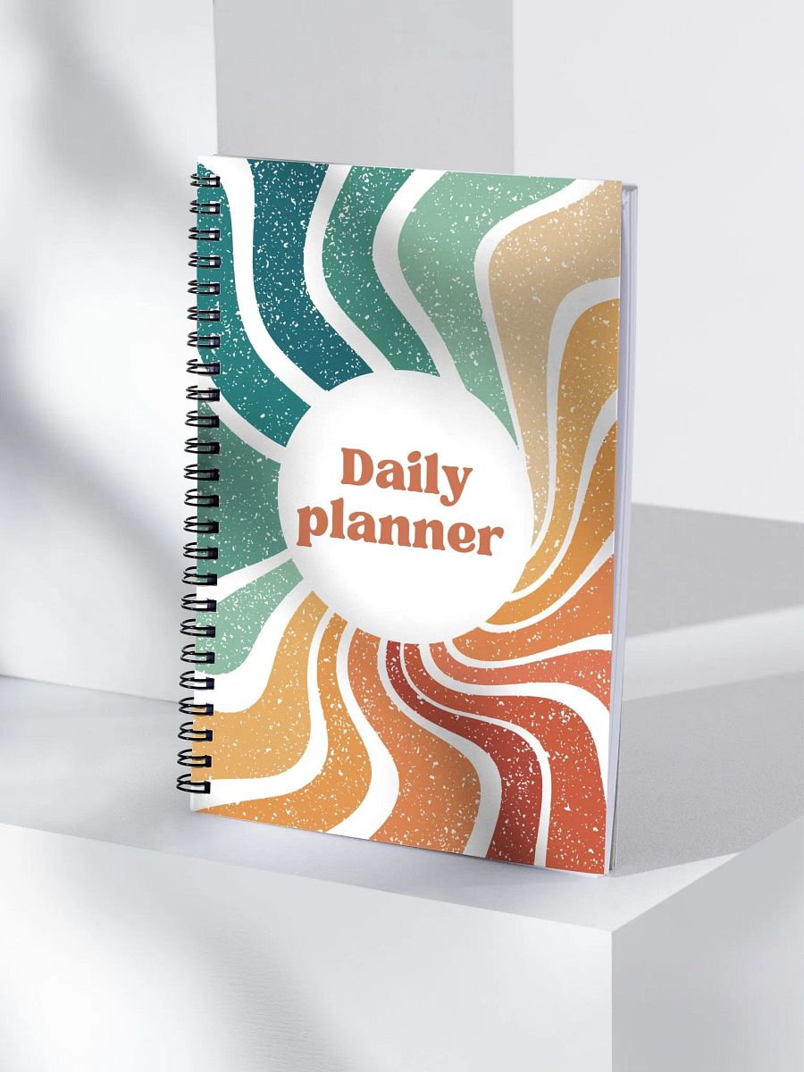 Spectrum Swirls Spiral Notebook product image (4)