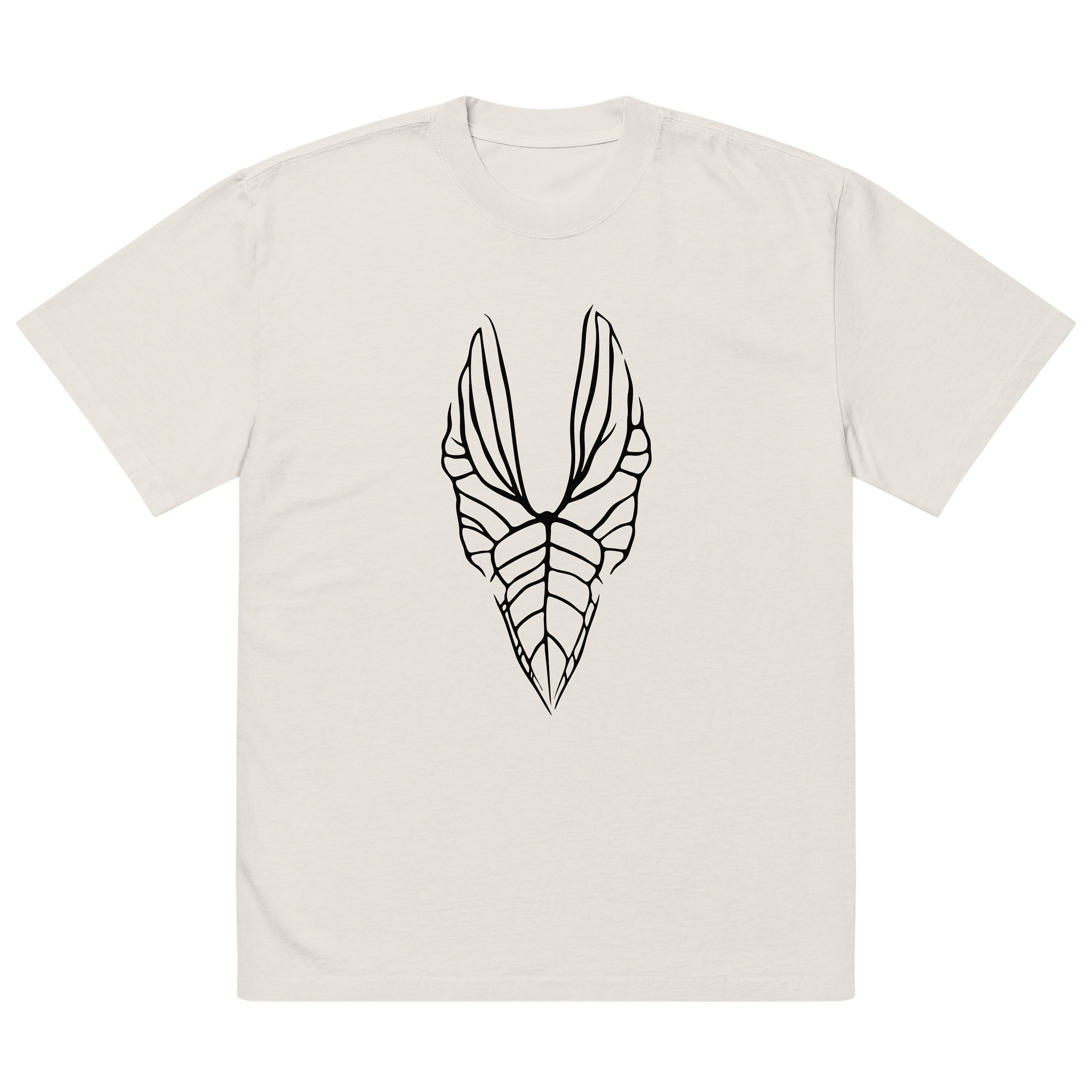 ANTHURIUM DIABLOENSE SKELETON - Oversized Faded T-Shirt product image (3)