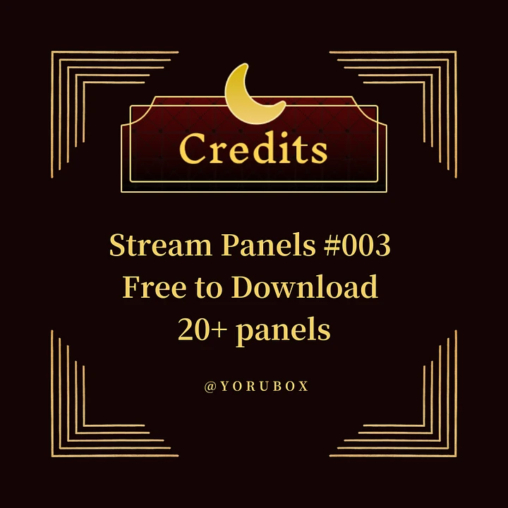 20+ YOUTUBE / TWITCH Stream Panel #003 product image (1)