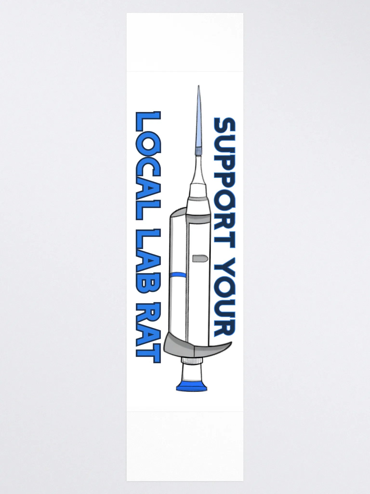 "Support Your Local Lab Rat" Pipette Sticker product image (3)