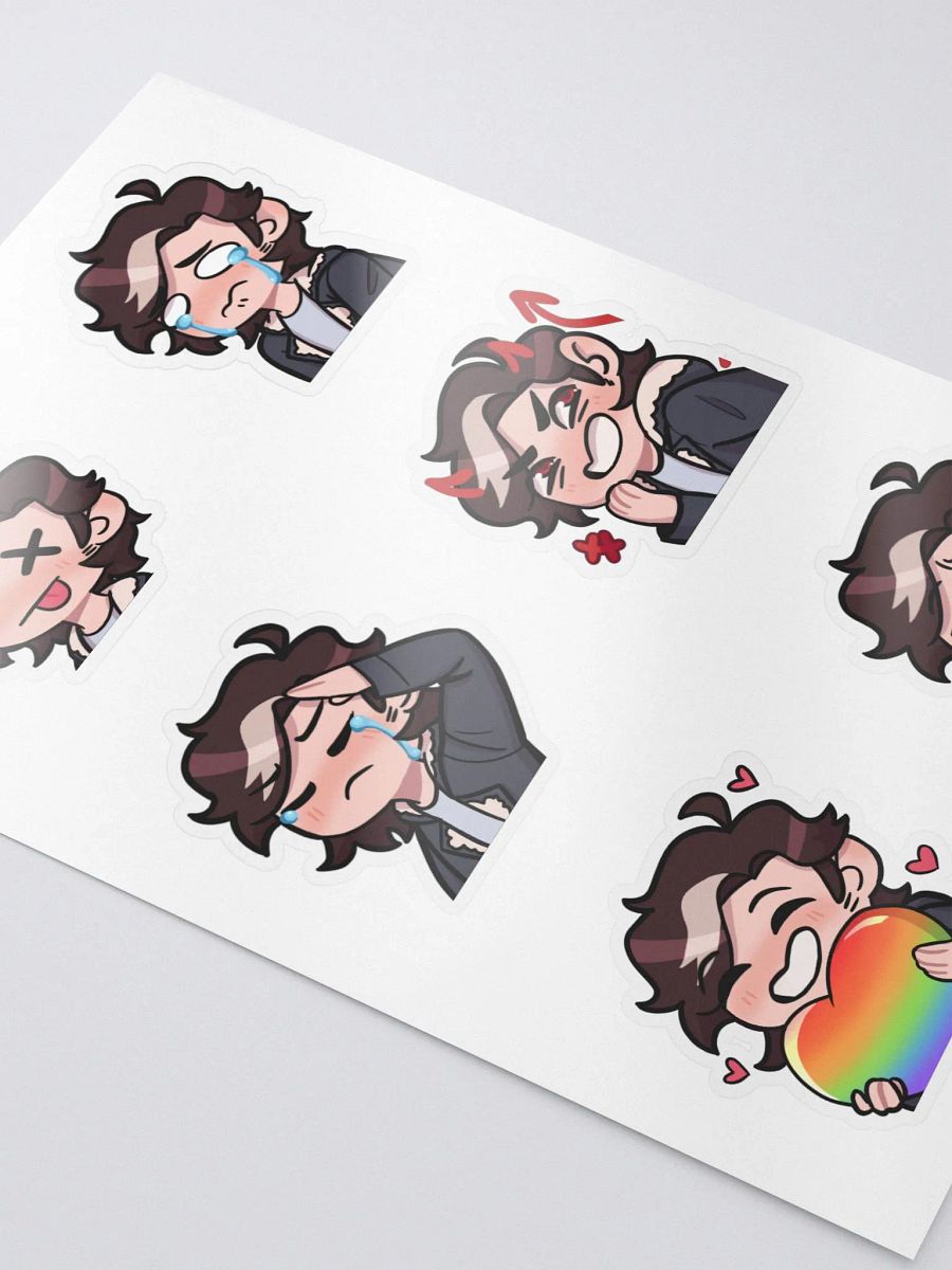 Ghosty Emote Sticker Sheet #1 product image (3)
