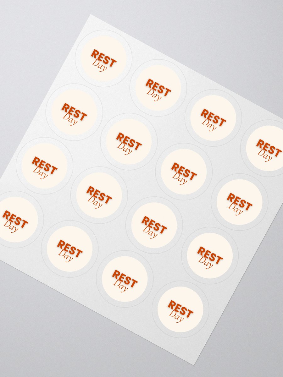 Rest Day Stickers product image (2)