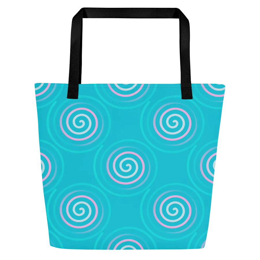 Beautiful Minimalist Ocean Swirl Pattern All Over Print Tote product image (2)