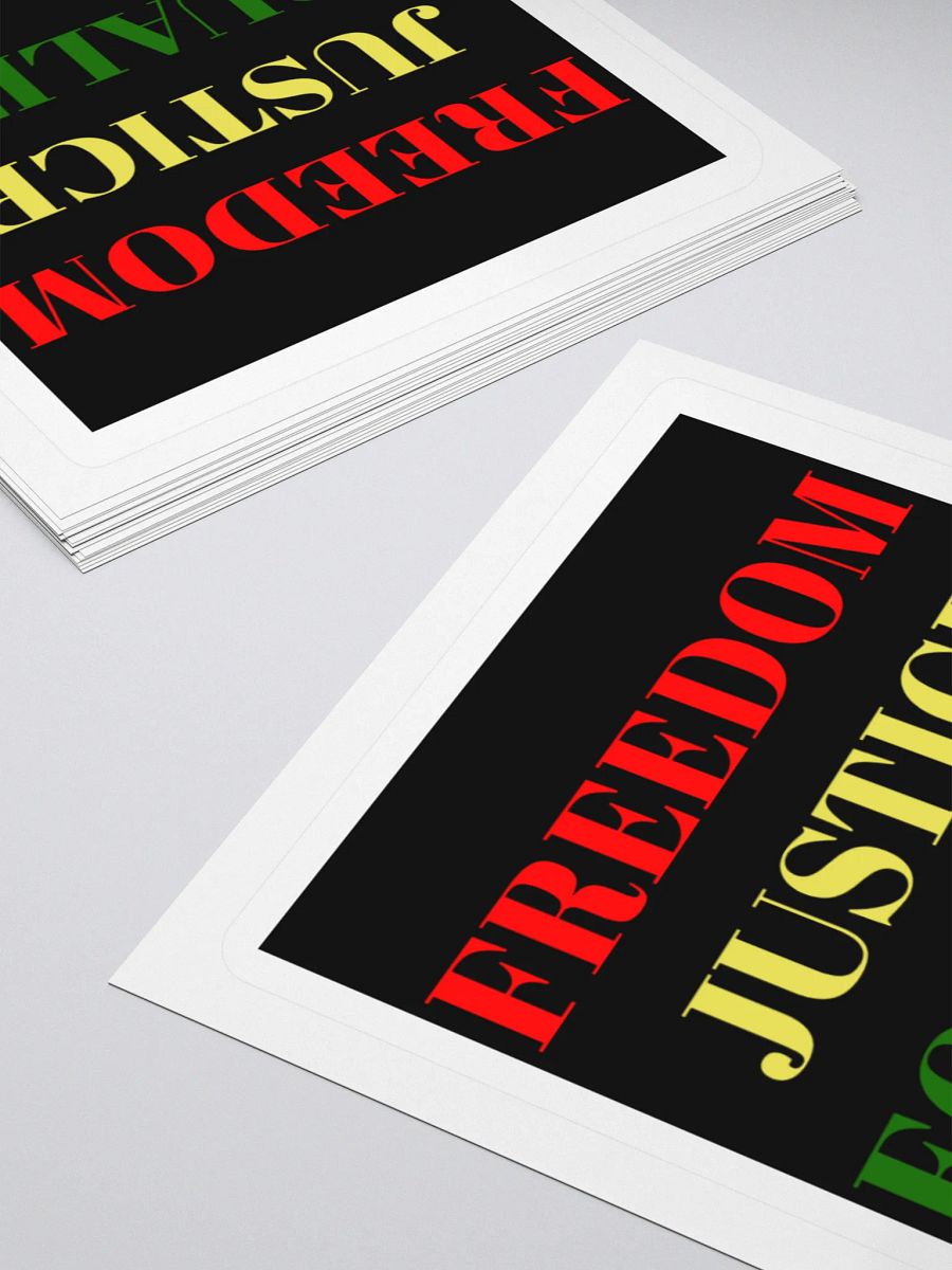 Freedom, Justice, Equality Sticker Set product image (8)