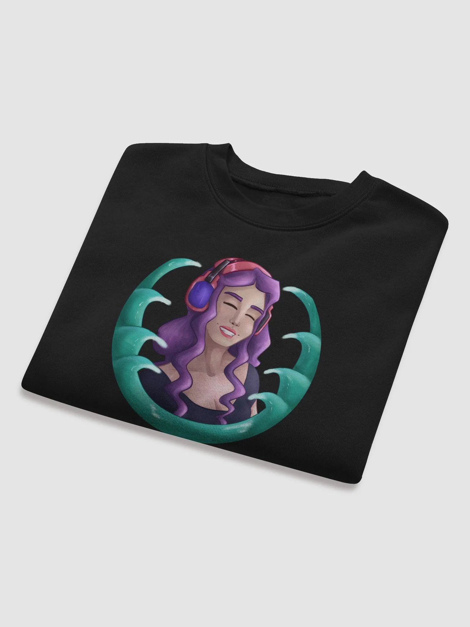 Mermaid Crop Sweatshirt product image (5)