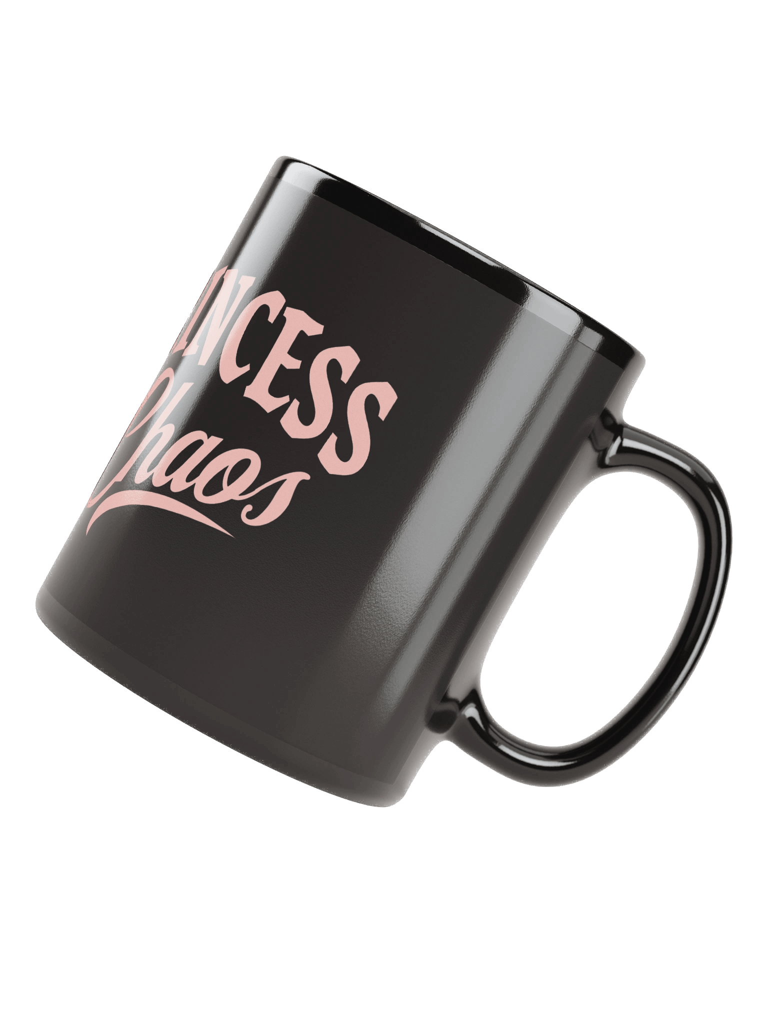 Princess of Chaos Skull Mug Pink on Black product image (4)