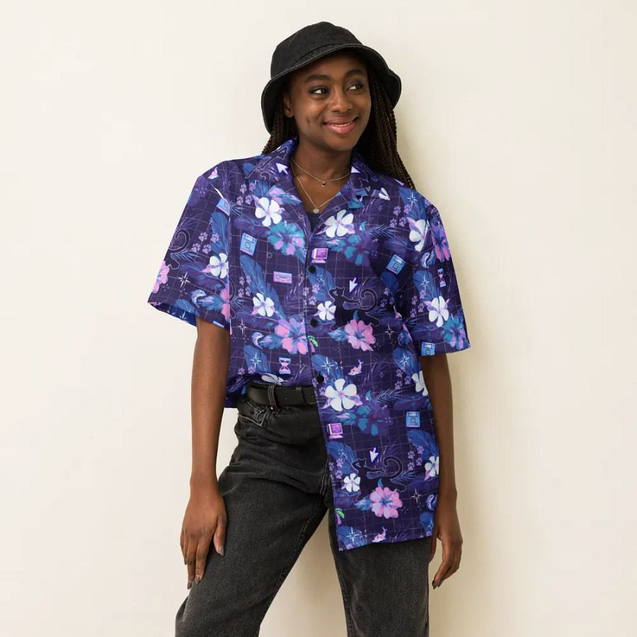 VapTAURwave Hawaiian Button-up Shirt product image (6)