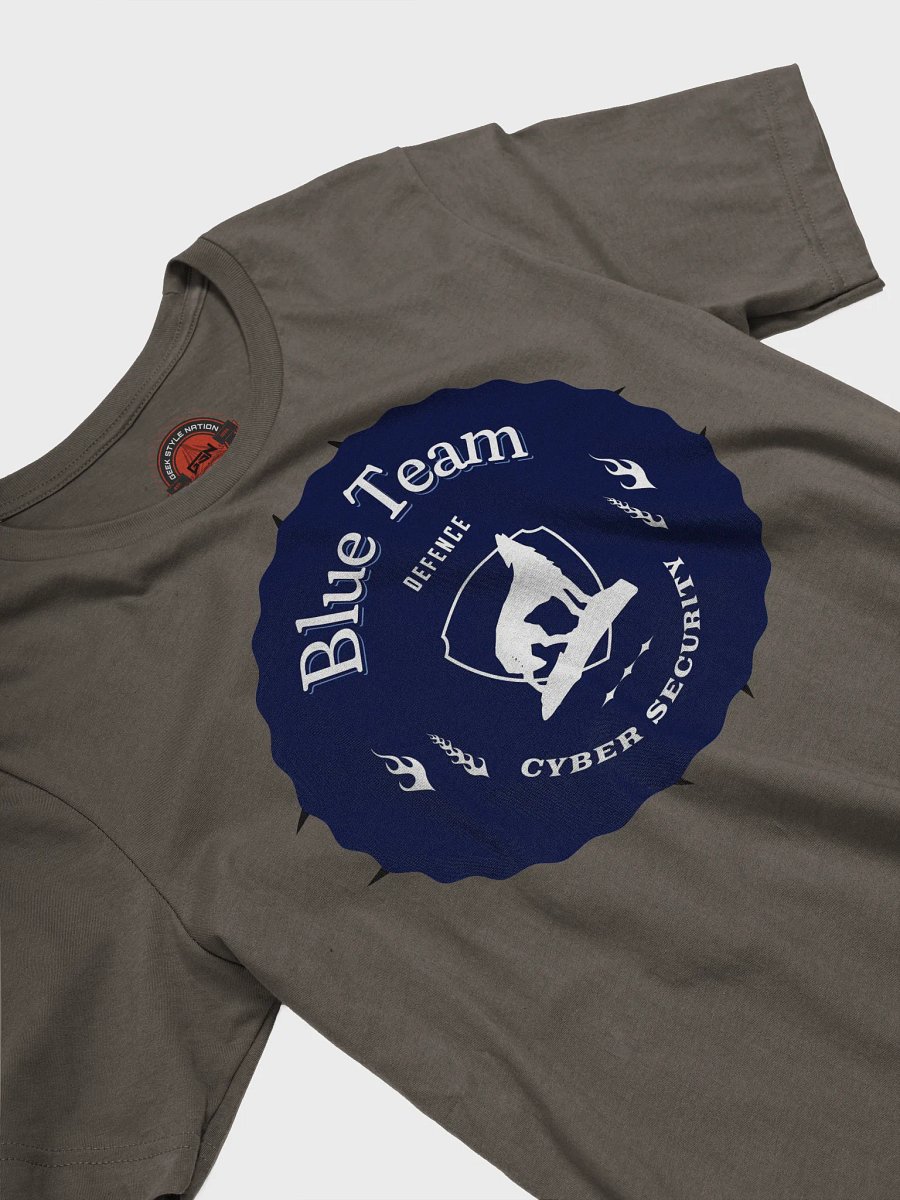 Cyber Security Blue Team Wolf's Vigil - Bella+Canvas Unisex T-Shirt (Super Soft Classic Fit) - Front Print product image (3)
