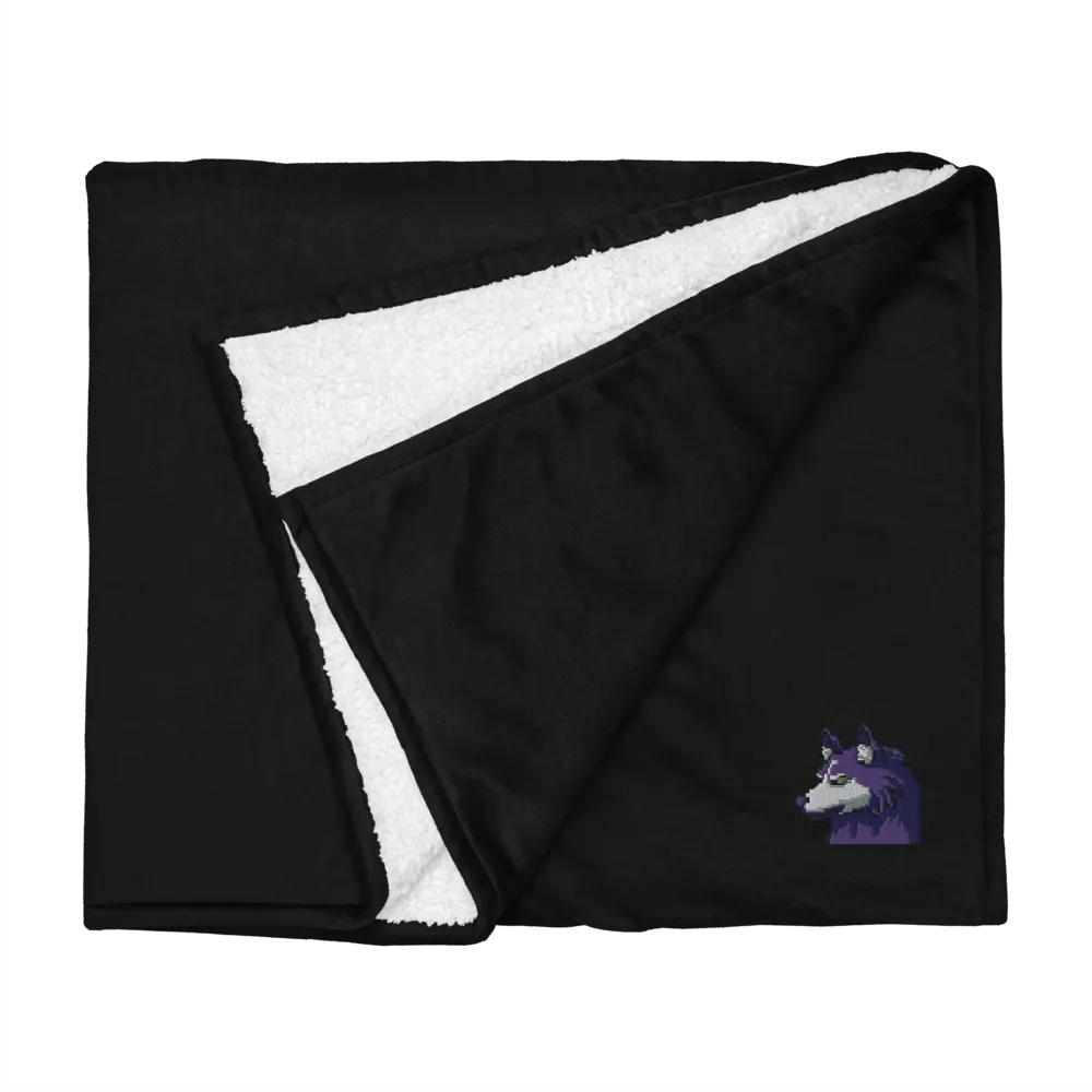 Pixel wolf Fluff blankie product image (13)