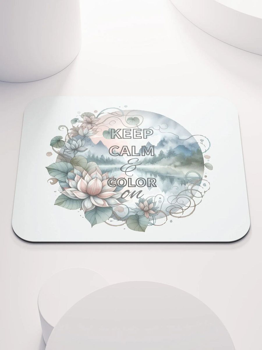 'KEEP CALM & COLOR ON' Mouse Pad product image (1)