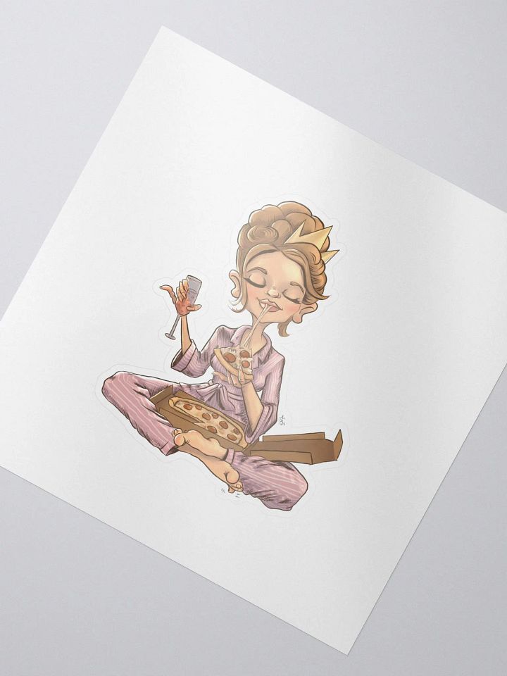 Pizza & Pink Champagne Sticker product image (2)