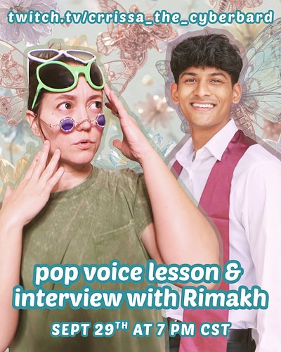 🎶 Live lesson alert! 🎶

Tomorrow Sept 29th at 7 PM CST, I’ll be streaming an online pop voice lesson + interview with my stud...