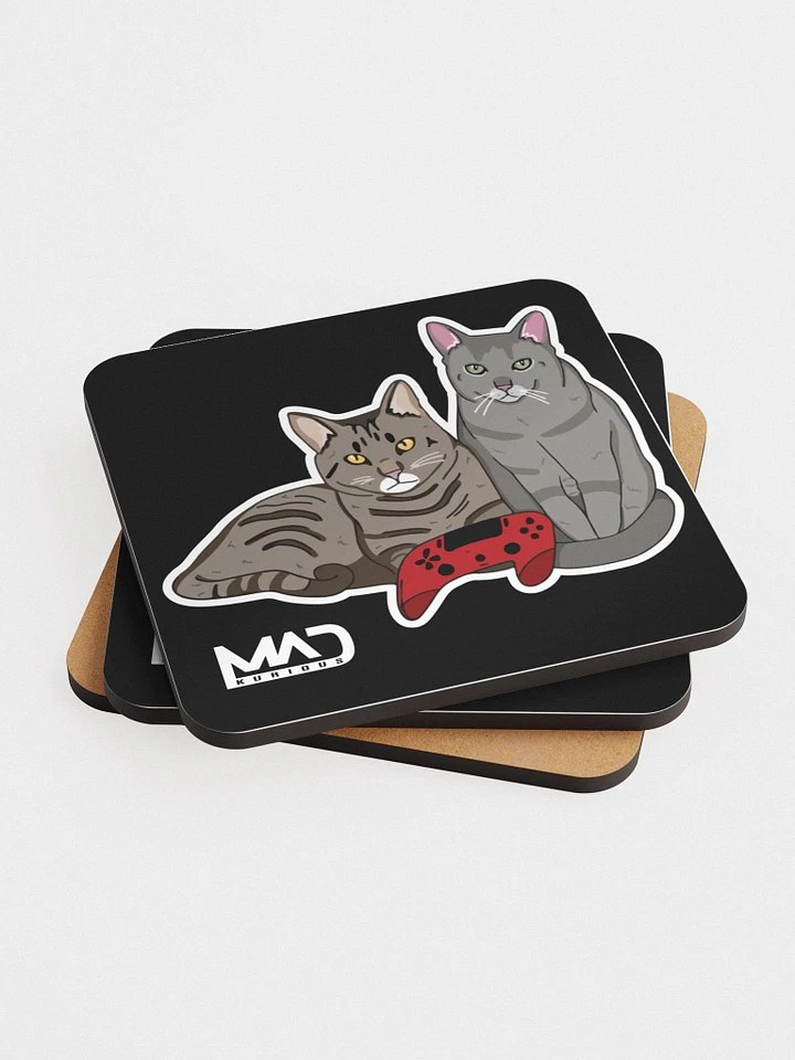 Gamer Cats Coasters product image (1)