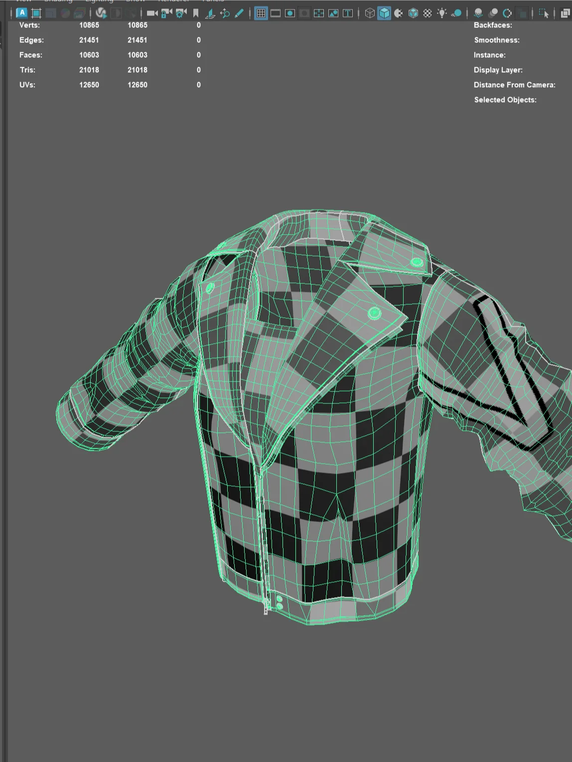 Rider Jacket/Unwarapping, Fbx, Obj product image (2)