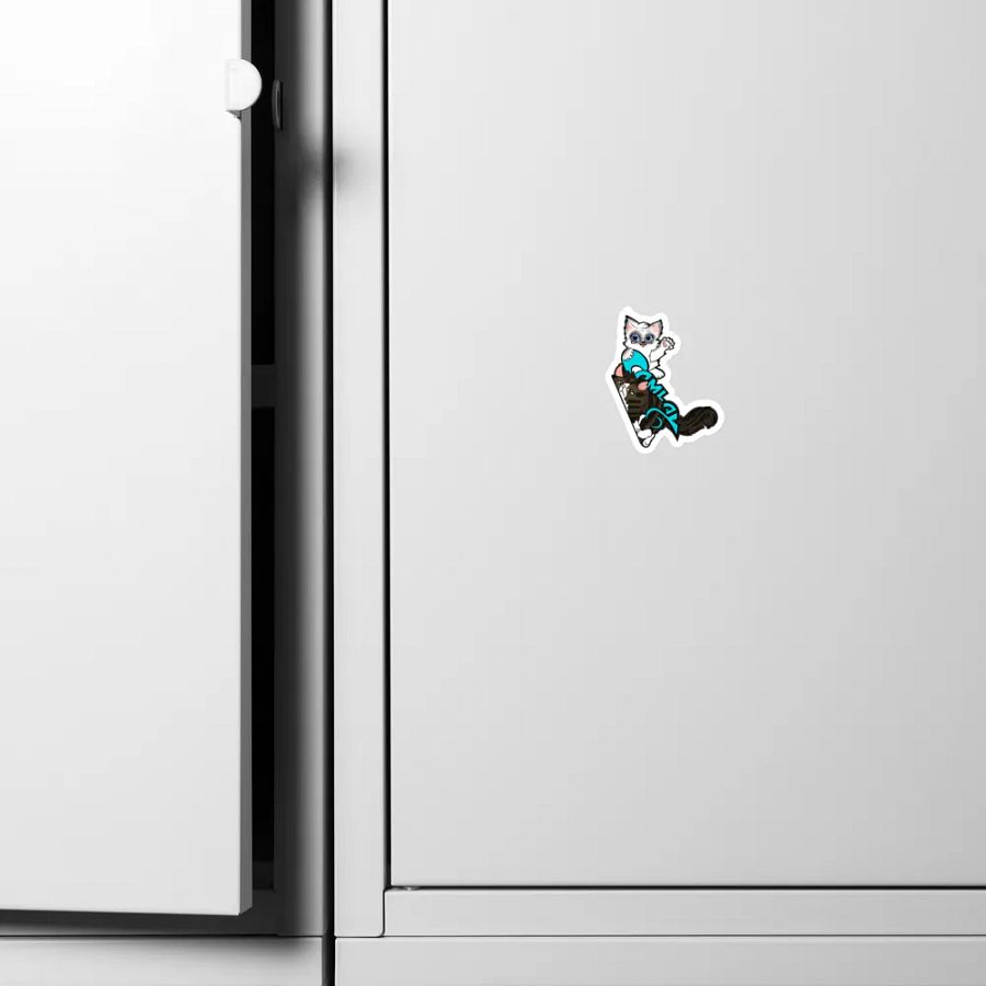 Die-Cut Magnet: Luigi & Ariel Logo product image (7)