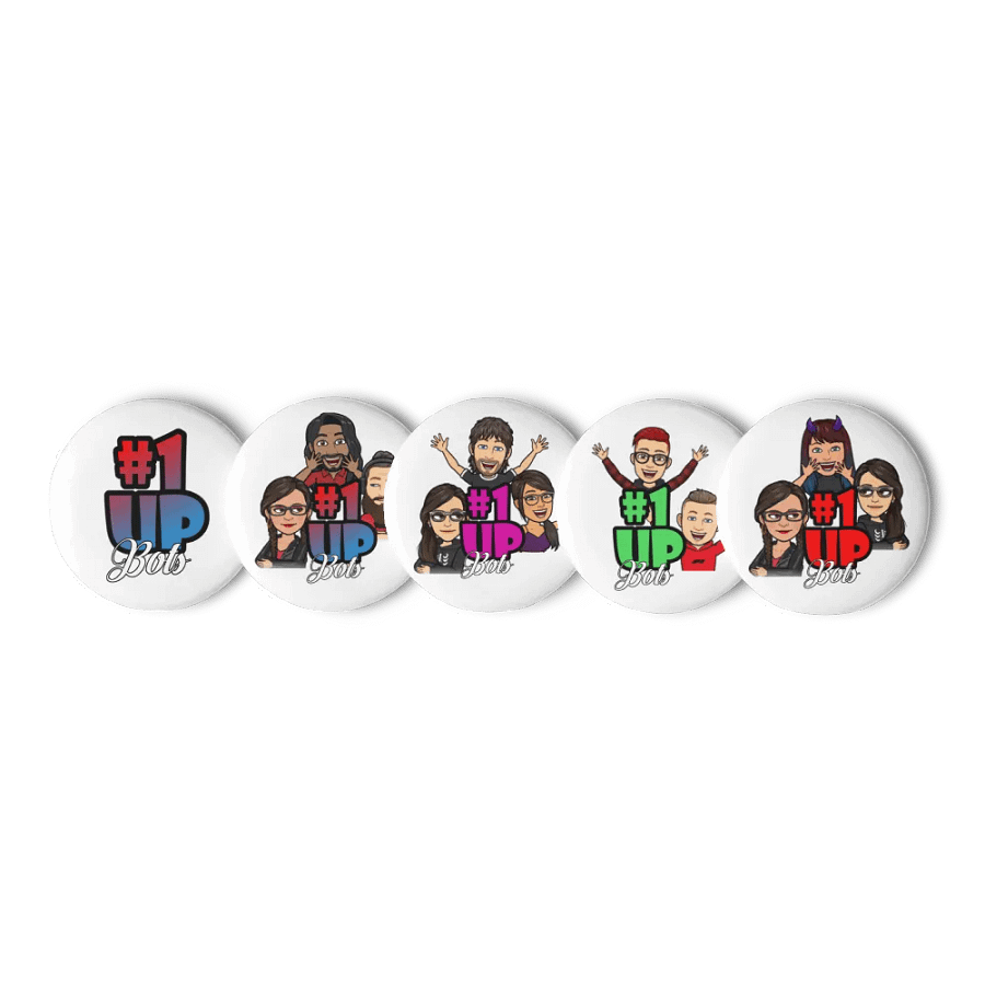 1up Bots Stream Team Pins product image (1)