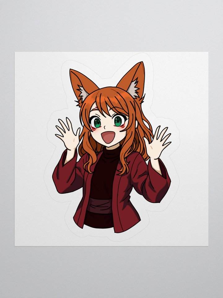 AutumnFox Joyful Sticker – 3" Kiss Cut Vinyl product image (1)