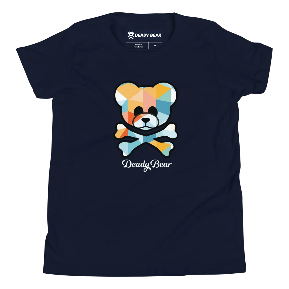Deady Bear Geometric Design Youth T-Shirt product image (37)