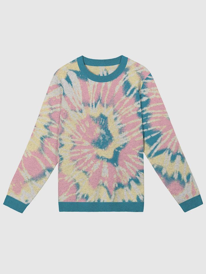 Psychedelic Tongue Tie-Dye Sweater product image (1)