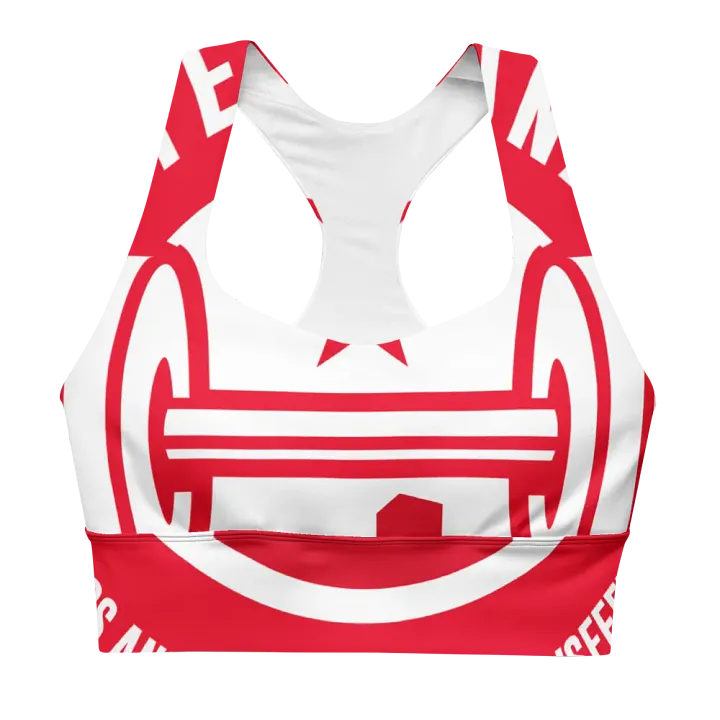 IFBNewsfeed.Org's All-Over Print Recycled Longline Sports Bra product image (1)