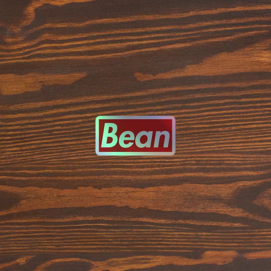 Bean Holographic Sticker product image (3)
