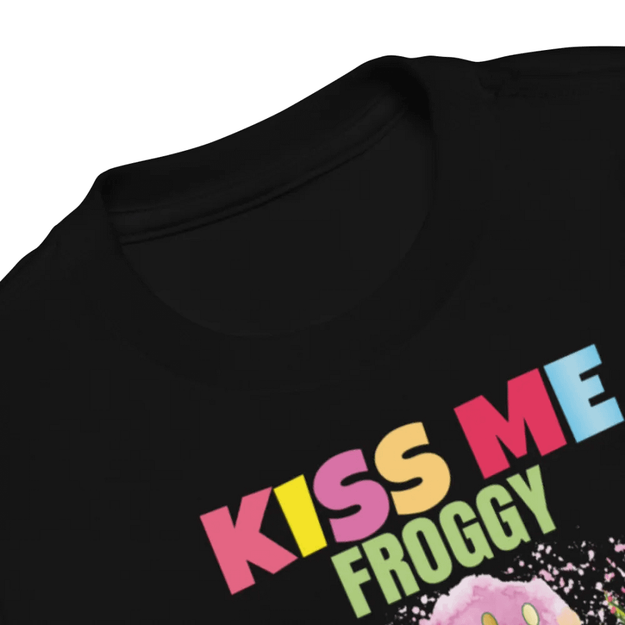 Kiss Me Froggy Colorful Funny Kids T-Shirt – Trendy Bella + Canvas Toddler Gift product image (9)