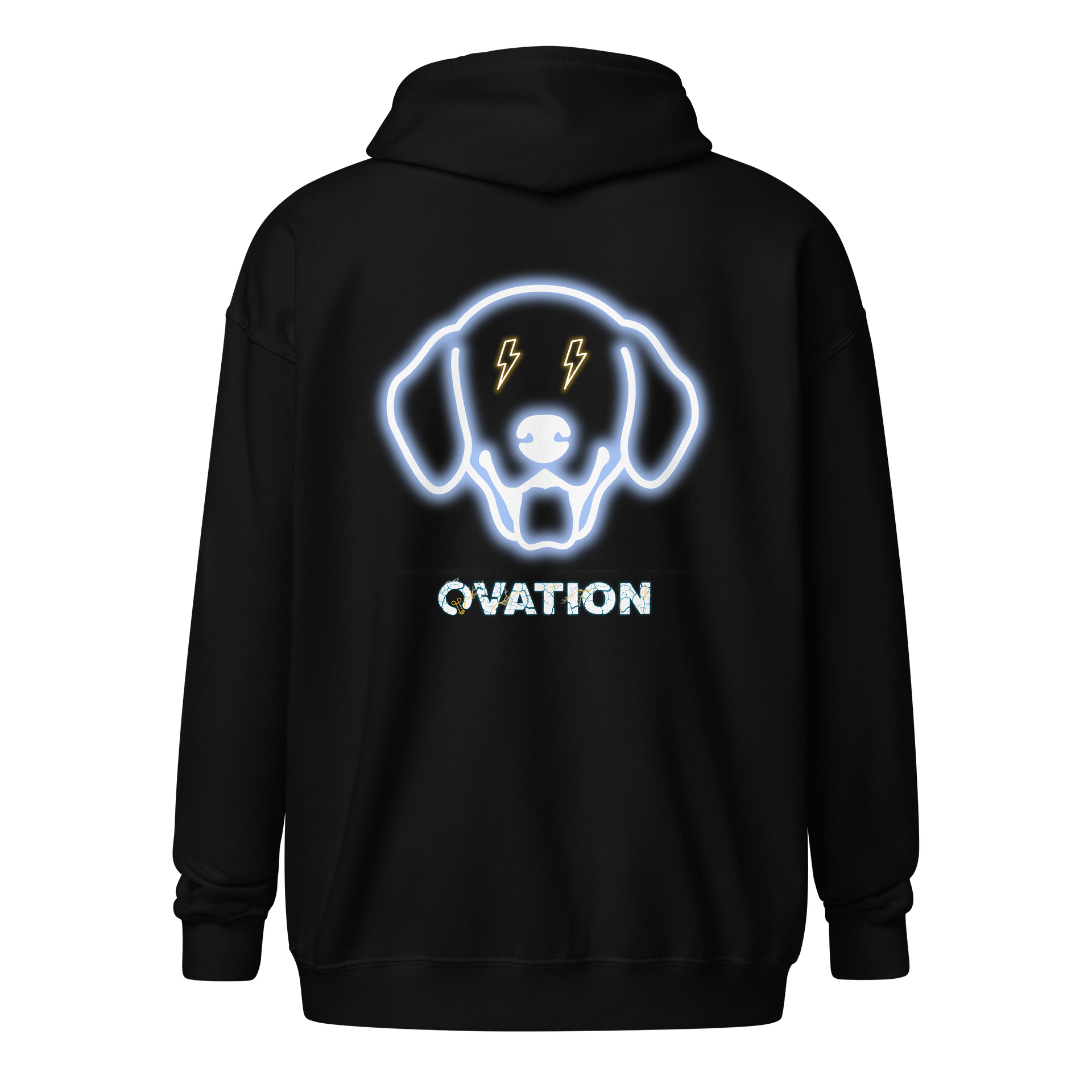 Ovation Electric Dog Full Zip Gildan Hoodie product image (2)