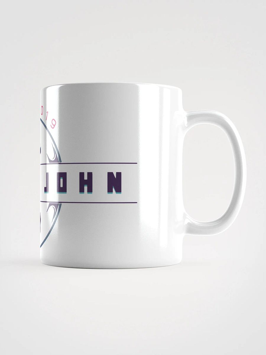 UJ White glossy mug product image (5)