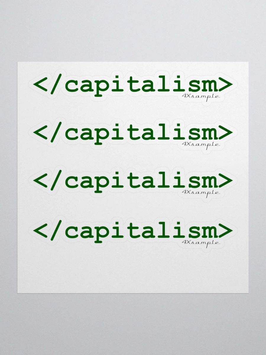 End capitalism - Adhesius product image (1)