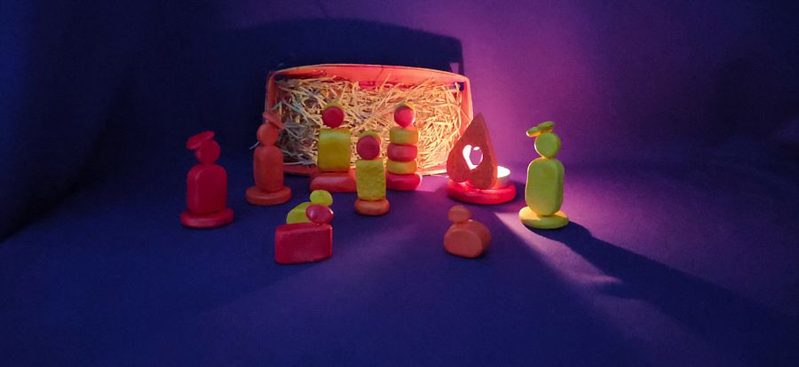 Presépio, Energia Positiva, figuras religiosas, minimalista, decoração de natal, feita à mão, conjunto religioso, presente único product image (8)