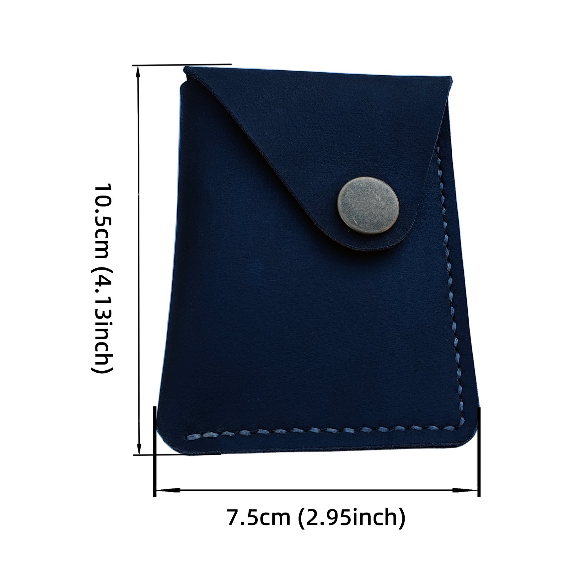 MEEBOY Handmade Slim Leather Business Card Holder, Minimalist Credit Card Wallet for Men and Women product image (10)