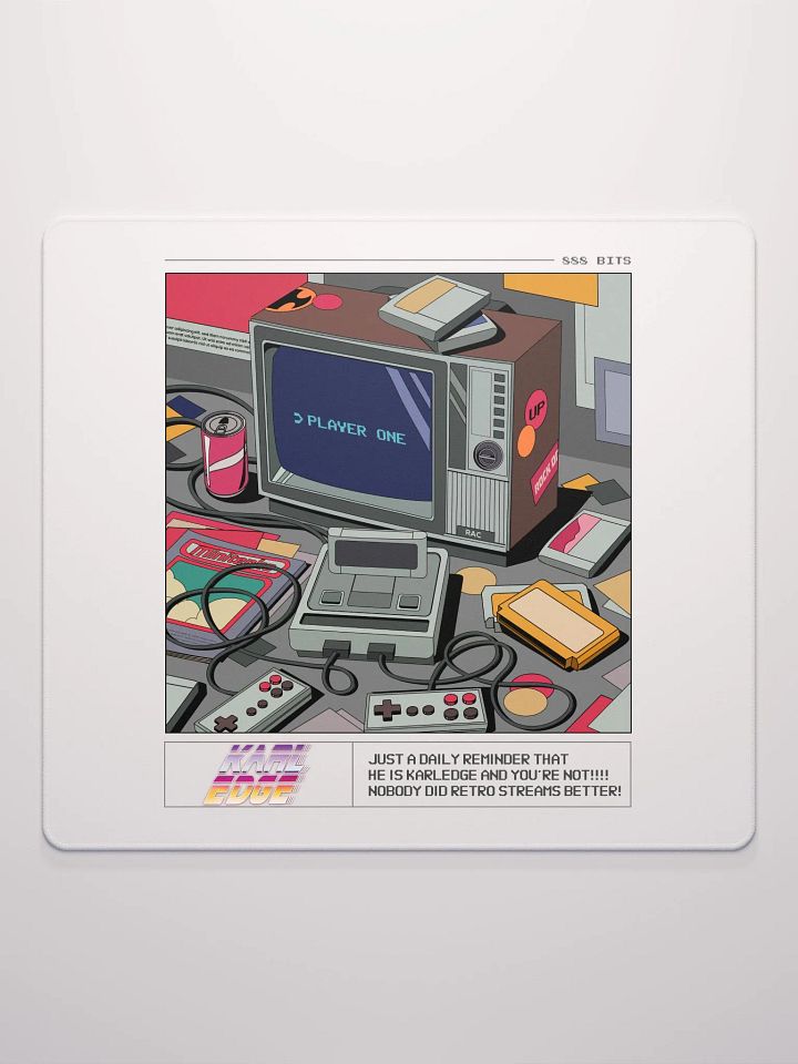 RETRO GAMER MOUSE PAD product image (2)