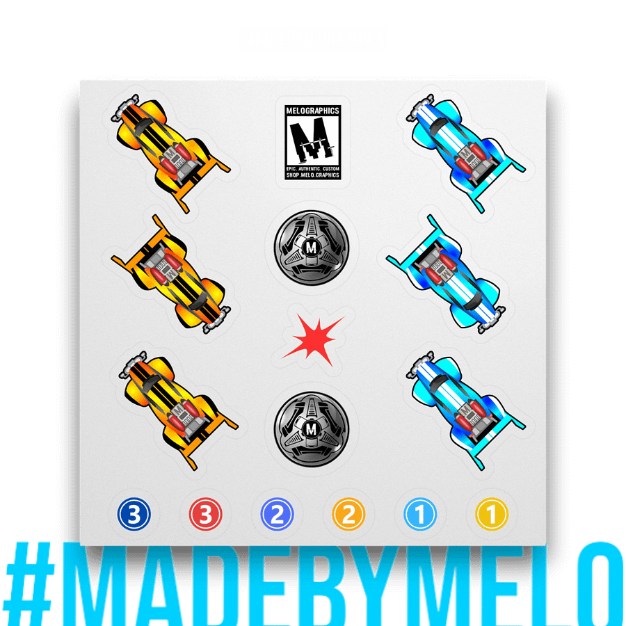 Carball Goals Training Playbook - Stickers & Printable Field Map Pack (Digital) | #MadeByMELO product image (3)