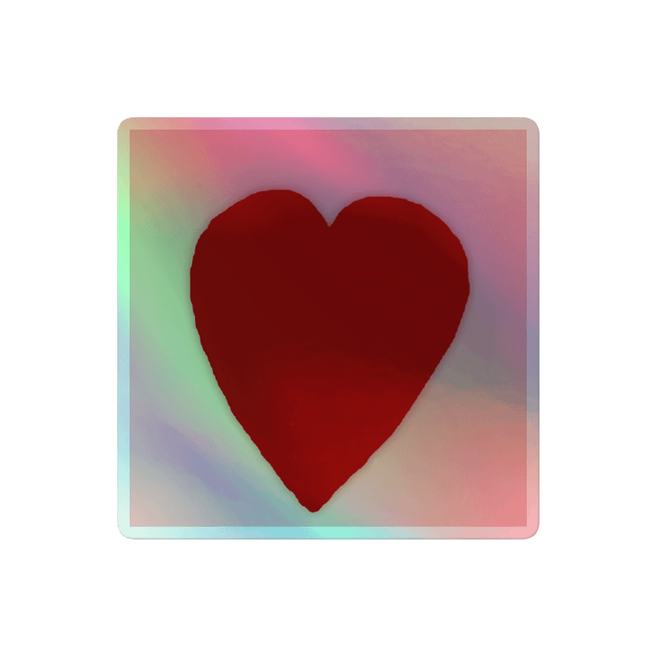 Heartfelt Holographic Sticker Set product image (2)